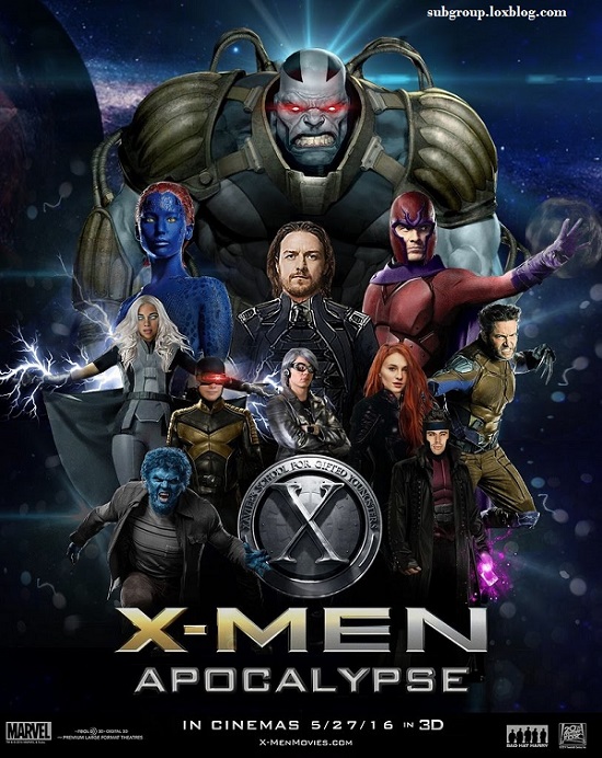 دانلود سومین تریلر رسمی فیلم X-Men: Apocalypse 2016 با زیرنویس فارسی